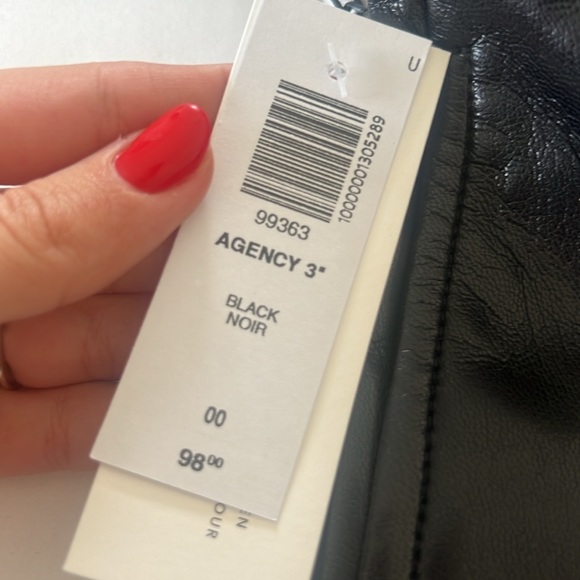 Aritzia Agency Leather shorts - Picture 2 of 2